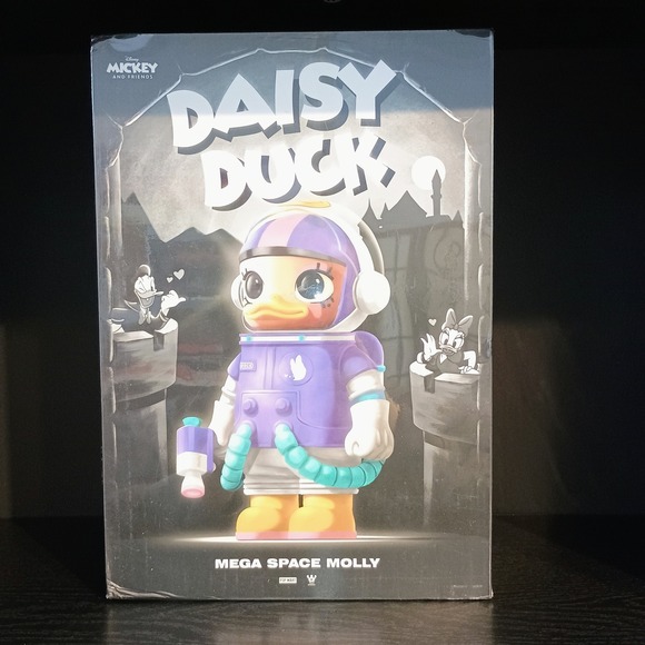 POP MART Daisy Duck Mega Space Molly 400% Disney Collectible Figure Toy